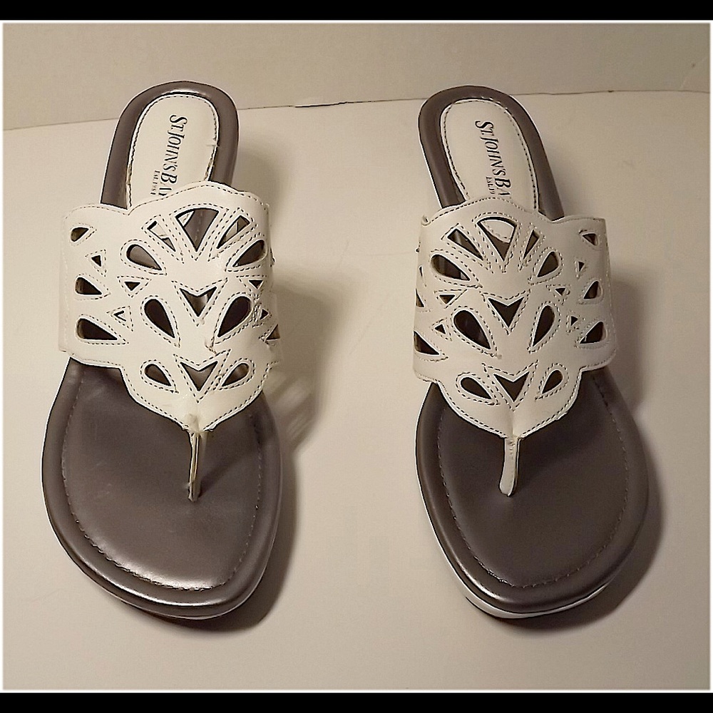 St. John’s Bay Wedge Sandals 8.5